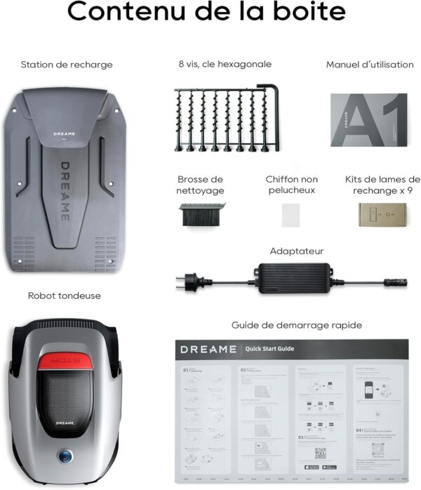 Tondeuse robot DREAME A1 Gris